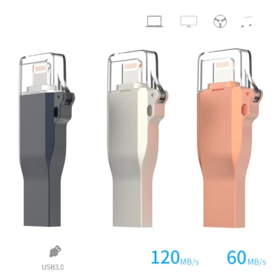 1TB USB3.0 Flash Drive Memory Stick For iPhone Mac Computer 512/128/64/32GB - Image 1 of 4