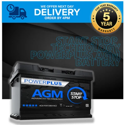 Powerplus AGM 096 Start-Stop Car Battery - Image 1 of 4