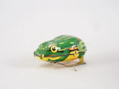 Köhler D Grenouille jouet mécanique à clé en tôle - Photo 1/4