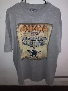 Vintage NFL Cowboys Superbowl mens 1996 print - Picture 1 of 3
