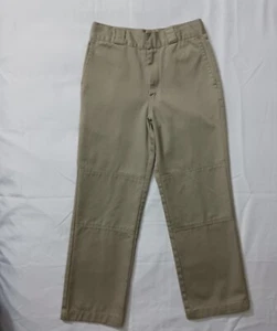 Dickies Jeans Women's Size 10 W26 L24 Khaki Cropped Reinforced Knees EUC - Picture 1 of 11