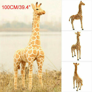 100cm Giraffe Plush Toy Doll Giant Large Stuffed Animals Soft kids Xmas Gift UK
