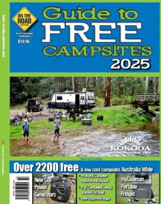2025 GUIDE TO FREE CAMPSITES CARAVAN CAMPER RV MOTORHOME CAMPING TOUR BOOK