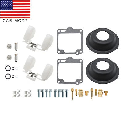2X Carburetor Repair Rebuild Kit Set For Yamaha Virago 750 XV750 1988-1997 - Image 1 of 4