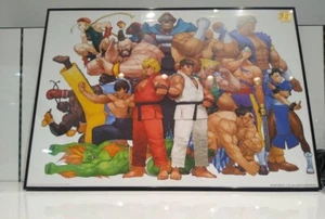 Street Fighter 35th Official Reprint B2 Poster World Warrior Super Turbo IIX NEW - Picture 1 of 1