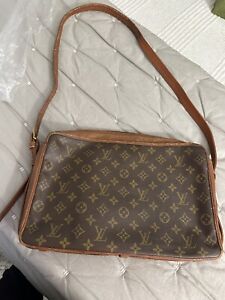 Louis Vuitton Sac Bandouliere Shoulder Bag Brown Leather