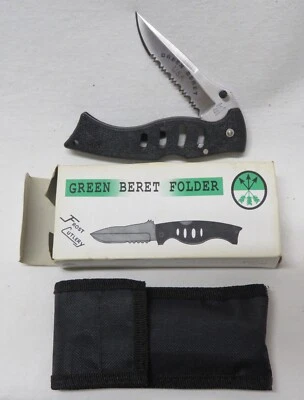 FROST CUTLERY GREEN BERET FOLDER 15-059B - NIB - NEVER USED - Image 1 of 4