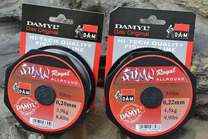 0,70€/100m DAM Angelschnur DAMYL SUMO ROYAL AllROUND MONOFILE SCHNUR 500m Spule - Bild 1 von 3