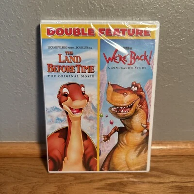 The Land Before Time / We're Back! A Dinosaurs Story (DVD, 2019, 2-Disc Set) NEW - Image 1 of 2