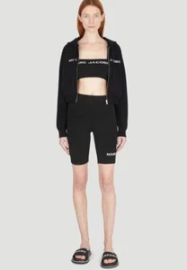 Marc Jacobs - Pantaloncini da bici logo nero pantaloncini da palestra - taglia M - tendenza sportiva - Foto 1 di 24