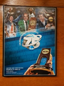 2013 NCAA Basketball Championship Program 2nd and 3rd Rounds Kentucky - Picture 1 of 2