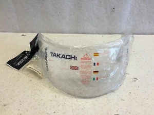 Visor Helmet Motorcycle Takachi Clear (99) Model V Article No 107221 Never Used - Foto 1 di 5