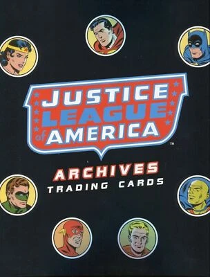 Álbum de tarjetas de archivos de la Liga de la Justicia de América DC Comics Foto 1 de 4