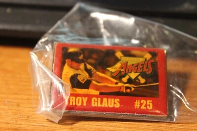 Los Angeles Angels MLB Baseball Troy Glaus #25 Red square Pin NIB SGA - Image 1 of 2