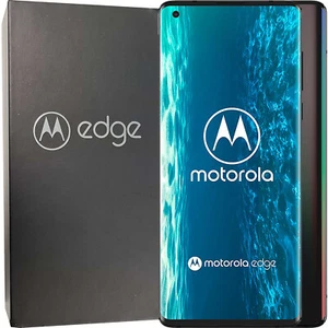 New Motorola Edge Single-SIM 256GB + 8GB Solar Black Factory Unlocked 5G OEM - Picture 1 of 5