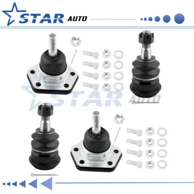 4pc Front Upper & Lower Ball Joints for Chevy C10 Pickup GMC G1500 Ball Joints - Image 1 of 4