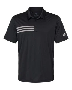 Adidas 3-Stripes Chest Polo Mens Golf Shirt - A324 - New - Picture 1 of 11