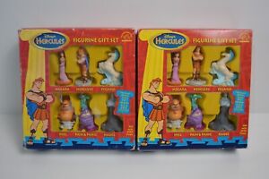 DISNEY HERCULES FIGURINE GIFT SET BY APPLAUSE 1997 WITH 6 RARE FIGURES NOS 2 Lot