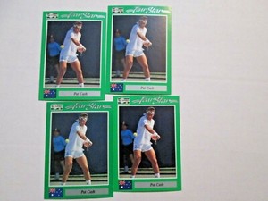 1991 Pro Tennis Tour Star Pat Cash Rookie Lot of 4