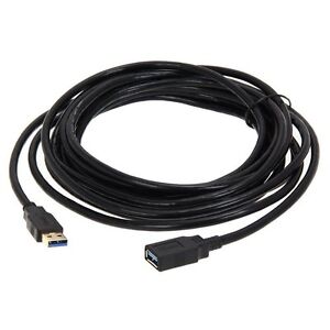 10Ft (10 Feet) USB 3.0 SuperSpeed Male A to Female A Extension Cable 5 Gbps