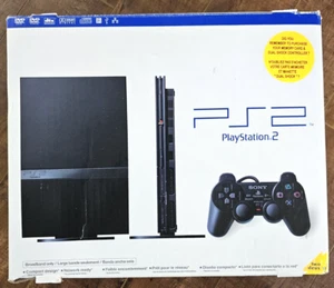 SONY PlayStation 2 PS2 Slim SCPH-77001 Negro Carbón SOLO CAJA VACÍA - Imagen 1 de 16