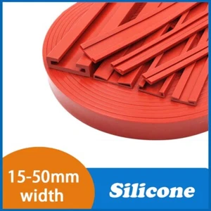 Silicone U-shaped Sealing Strip Edging Trim for Metal/Glass Sheet, Hose Clamp - Picture 1 of 13
