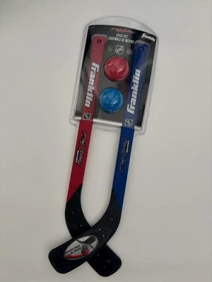 Franklin Sports Flexplay NHL 迷你曲棍球棒套装带球 - 全新 — 第 1/4 张图片