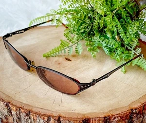 VTG Hoseki HI 1006 K8 Eyeglass Matte Black Frame Oval Sunglasses Luxury Italy - Picture 1 of 7
