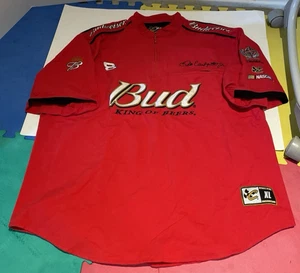 Vintage Bud King of Beers Dale Earnhardt Jr Racing 8 XL - Picture 1 of 9