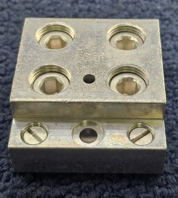 CMC CDA-351 CU7AL Neutral Ground Bar 2/0-6, 350MCM-1 - Image 1 of 4