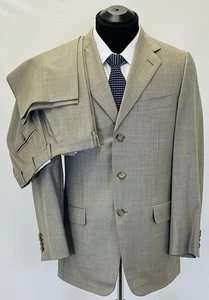ERMENEGILDO ZEGNA SU MISURA TROFEO Men's Designer Business Suit SZ 40 R - Picture 1 of 9