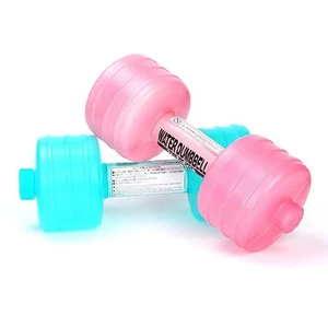 Mancuernas de agua de 1 kg para fitness, barra acuática gimnasio pérdida de peso ejercicio - Imagen 1 de 15