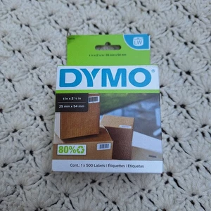 NEW DYMO 30336 Direct Thermal Multipurpose Labels (1" x 2-1/8") - 500 per Roll - Picture 1 of 4