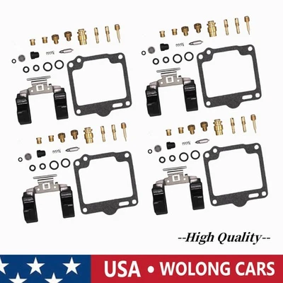 4x NUEVO kit de reconstrucción de reparación de carburador y flotador para 1980-1983 Suzuki GS1100E GS1100 Foto 1 de 4