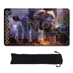 Poppy - League Of Legends Riftbound Playmat 24x14 in + Free Storage Bag - Picture 1 of 15