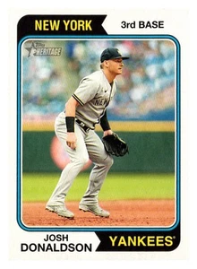 2023 Topps Heritage #102 Josh Donaldson - Picture 1 of 2