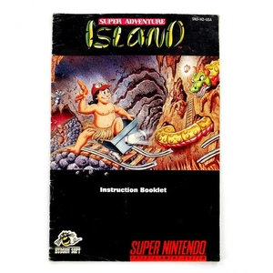 Super Adventure Island Super Nintendo SNES solo manual de instrucciones - Imagen 1 de 10