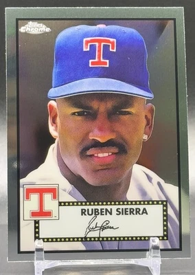 2021 Topps Chrome Platinum Anniversary #567 Ruben Sierra Texas Rangers - Image 1 of 2