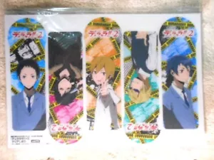 DURARARA! 2 clear bookmark set Japanese anime MP - Picture 1 of 1