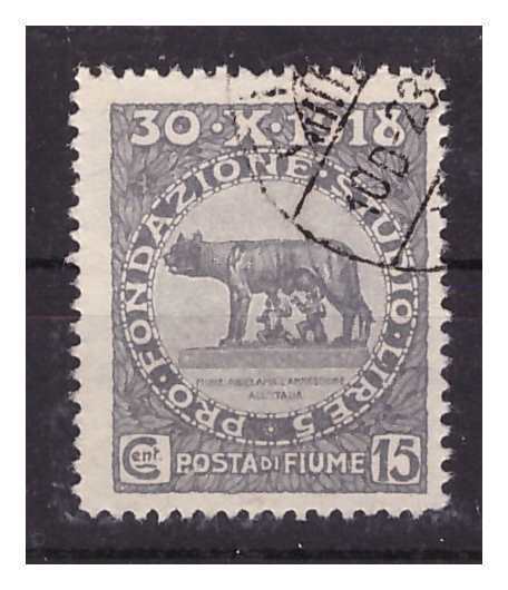 Fiume 1919 - Plebiscito Cents 15 D'Occasion