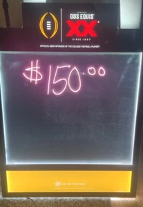New Dos Equis XX Led Beer Sign Light Dry Erase Menu Score Board - Picture 1 of 6