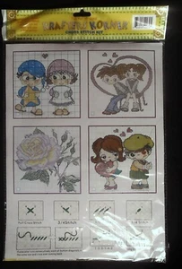 Patrón de punto de cruz Love Romance - Imagen 1 de 2