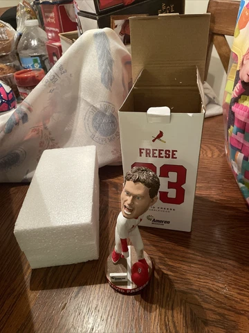 St Louis Cardinals SGA David Freese BOBBLEHEAD 2011 WORLD SERIES 9/18 Cover