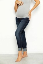 NWT Women's Maternity 1822 DENIM Vintage Clean Cuff Ankle Skinny Jeans Size 27 
