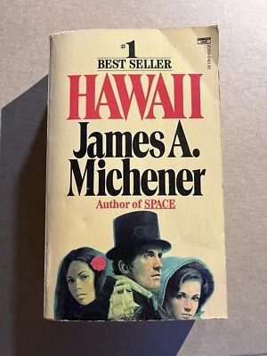 HAWAII by James Michener 1982 Fawcett paperback EPIC HISTORICAL NOVEL - Image 1 of 3