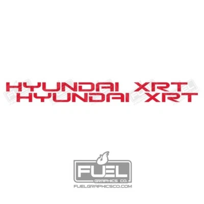 Виниловая наклейка премиум-класса для Hyundai XRT багажник на крышу упаковка 2 шт. — ширина 30 дюймов - Изображение 1 из 2