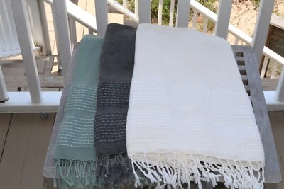 toalla de playa de algodón turco Foto 1 de 4