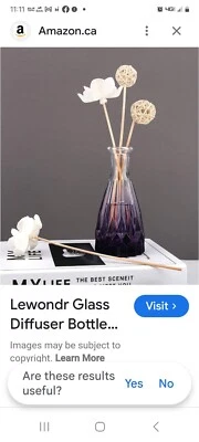 Botella difusora de vidrio Leondr Foto 1 de 2