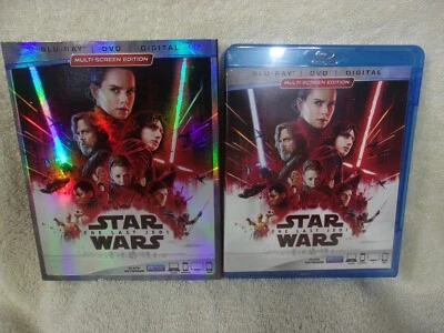 STAR WARS The Last Jedi (Blu-ray/ DVD/Digital, 2018, 2-Disc) W/SLIP   BRAND NEW! - Image 1 of 2