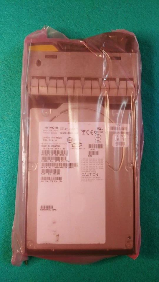 Hitachi Ultrastar 10K300 HUS103030FLF210 300GB Internal 10025RPM 3.5" w/tray - Image 1 of 2